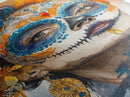 Chicano Art Framed Canvas Print, Day of the Dead / Dia De Los Muertos Wall Art, Mexicano Decor, Mexicano Wall Art, Senora Portrait