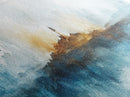 Horizontal Painting Print of Nantucket, Framed Canvas, Nautical Wall Art, Seascape landscape painting, Panoramic Nantucket Wall Art