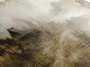 Retro Landscape Print - Landscape Painting - Wabi Sabi Panoramic Wall Art - Minimalist Home Decor - Ancient Japan Landscape Painting
