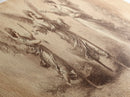 Guardian Angel Painting Print, Angelic Wall Art, Angel Painting, Guardian Angels Print, Original Panoramic Angel Painting, Angel Sketch