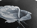 Large White Rose Painting Canvas Print, Flower Painting, Floral Decor, Moody Centerpiece Painting, Above Mantle Wall Art, Above Sofa Wall Art