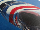 Oil Painting Print of a Jet, Framed Canvas Print, Airplane Wall Art, Airliner Painting