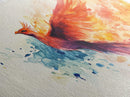Phoenix In Flight - Canvas Print - Inspirational Wall Art