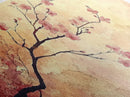 Original Floral Exquisite Canvas Wall Art, Cherry Blossoms, Wabi Sabi Decor, Boho Home Decor, Boho painting, Original Painting Print