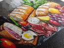 Kitchen Wall Art, Painting of a Charcuterie Board, Kitchen Decor, Modern Art, Food Still Life, Food Oil Painting, Kitchen Painting