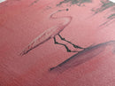 Reflections of a Pink Flamingo, Framed Canvas Print, Vaporwave Wall Art, Coastal Decor, Living Room Accent Piece, Pink Flamingo Art