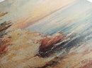 Nautical Landscape Painting Print, Framed Canvas, Beautiful Sunset Over The Coast, Coastal Decor, Tall Narrow Art, Skinny Wall Art