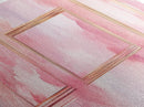 Golden Frames Canvas Print Light Pink Wall Art Minimalist Decor Modern Artistic Horizontal Artwork Boho Home Gift Idea