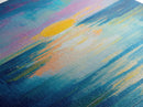 Sunset Over Water, Ocean Painting, Nautical Wall Art, Coastal Decor, Bedroom Art, Gift Idea for Her, Above Sofa Art