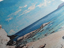Seaside Cliff, painting morro bay, coastal wall art, framed canvas print, blue and green wall art, landscape painting, boho art