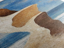 Surreal Beach Rock, coastal decor, wabi sabi art, abstract landscape painting, framed canvas print, above couch art