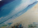 Windy Dunes, coastal landscape art, framed canvas print, nautical decor,  Ireland painting, beach house wall art