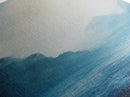 Misty Seascape, Nautical Wall Art, Moody Art, Coastal Decor, Landscape Painting, Canvas Print, Above Bed Wall Art, Gift Idea