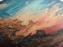 Fantasy Moon, Ozymandias art, dark romance painting, moon oil painting, moody art, framed canvas print, tall skinny art