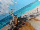 Seaside Driftwood, Nautical Wall Art, Rustic Decor, Coastal Wall Art, Beach House Art, Extra Wide Art, Canvas Print, Horizontal Wall Art