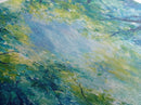Canopy View, tree painting, green wall art, botanical prints, sage green wall art, whimsical art, Framed Canvas Print, gift idea