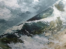 Stormy Ocean, Seascape Painting, Nautical Painting, Coastal Landscape Art, Horizontal Wall Art, Canvas Print, Rustic Decor