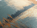 Marsh Landscape, Canvas Print, wabi sabi art, extra wide painting, panoramic wall art, minimalist landscape, soft neutral tones