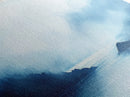 Misty Mountains, Moody Landscape, Lake Tahoe Art, Wabi Sabi Art, Extra Wide Wall Art, Coastal Wall Art, Canvas Print, Bedroom Art