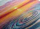 Ocean Ripple Canvas Print | Beach Sunset Painting | Seascape Wall Art | Coastal Decor | Living Room Wall Art | Vibrant Colors