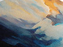 Print Ethereal Canyon Painting Misty River Landscape Wall Art Dreamy Nature Artwork Tranquil Modern Decor Bedroom