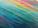 Abstract Seaweed Canvas Print Vibrant Coastal Wall Art, Ocean Inspired Decor, Modern Underwater Painting, Boho Home Accent