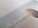 Tranquil Beach Rock Canvas Print Minimalist Wall Art Coastal Zen Painting Neutral Living Room Wall Art Serene Ocean Decor