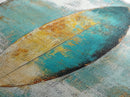 Surfboard Art, Beach Decor, Coastal Wall Art, Surfboard Painting, Beach Art, Bedroom Wall Art, Canvas Print, Framed Canvas Print