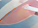Surfboard Still Life, Minimalist Art, Framed Canvas Print, Ocean Decor, Beach House Wall Art, Soft Pastel Painting, Coastal Vibes