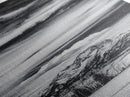 Majestic, Mountain, Black and White, Framed Canvas Print, Sky Photography, Minimalist Wall Art, Home Office Decor, Living Room Artwork