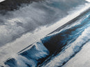 Stormy Ocean, Dramatic Seascape, Blue Waves, Coastal Decor, Moody Beach Art, Modern Wall Decor, Large Statement, Framed Canvas Print