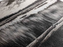 Marshland, Serene, Nature, Black and White, Framed Canvas Print, Landscape Painting, Rustic Wall Art, Cabin Decor, Neutral Tone Art