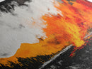 Wildfire, Abstract Art, Nature Wall Decor, Dramatic Print, Modern Art, Living Room Wall Art, Expressive Home Decor, Framed Canvas Print