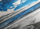 Blue Ocean, Tranquil Beach Scene, Coastal Home Decor, Seascape Wall Art, Nature Inspired, Modern Minimalist, Canvas Print