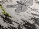 Dragonfly Sketch, Monochrome Nature, Canvas Print, Modern Wall Art, Minimalist Decor, Botanical Illustration, Bedroom Artwork