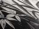 Monochrome Floral, Black and White Flowers, Botanical Wall Art, Minimalist Decor, Framed Canvas Print, Bedroom Art, Modern Aesthetic, Elegant Art
