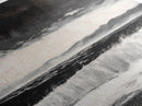 Monochrome Waves, Black and White Seascape, Ocean Art, Canvas Print, Minimalist Home Decor, Modern Coastal Wall Art