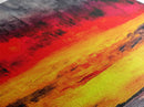 Fiery Sunset, Dramatic Sky, Framed Canvas Print, Ocean Horizon, Vibrant Home Decor, Contemporary Sunset Art, Bedroom Wall Art
