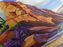 Rocky Spire, Cactus Landscape, Desert Coastline, Nature Escape, Framed Canvas Print, Western Wall Art, Adventure Travel Aesthetic