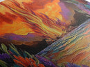 Burning Sky, Sunset Fire, Vibrant Nature, Canvas Print, Fall wall decor, dramatic sky wall art, living room art, abstract art