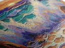 Crashing Waves Sunset, Seaside Landscape Art, Modern Beach Wall Decor, Living Room Accent, Framed Canvas Print, Coastal Vibes