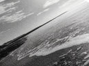 Coastal Shoreline, Pebble Beach, Ocean Breeze, Canvas Print, Bathroom Wall Art, Minimalist Decor, Black White Photography, Seaside Vibe
