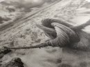 Ocean Knot, Stormy Sea, Nautical Rope, Seaside Wall Decor, Canvas Print, Rustic Coastal Wall Art, Bathroom Nautical Theme