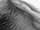 Ocean Texture, Abstract Waves, Modern Female, Artistic Portrait, Canvas Print, fashion wall art, glam room decor, minimal black white