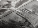 Rustic Dock Sunset, Lakehouse Art, Black White Landscape, Framed Canvas Print, Country Home Decor, Cabin Wall Art, Lakeside Tranquility