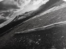 Mountain Sunrise Drift, Alpine Peak Glow, Majestic Morning View, Framed Canvas Print, Entryway Wall Art, Moody Nature Decor, Cabin Style