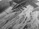 Stormy Coastline, Ocean Waves, Seaside House, Canvas Print, Coastal Wall Art, Beach House Decor, Nautical Photography, Moody Art