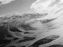 Crashing Ocean Wave, Surf Motion Art, Coastal Energy Print, Seascape Minimalism, Framed Canvas Print, Bathroom Wall Decor, Modern Beach Art