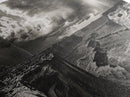 Canyon Storm, Desert Lightning, Dramatic Skies, Framed Canvas Print, Rustic Landscape Wall Art, Living Room Western Decor