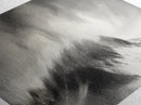 Sand Dune Storm, Coastal Winds, Black and White Nature, Framed Canvas Print, Neutral Wall Art, Hallway Decor, Minimalist Style